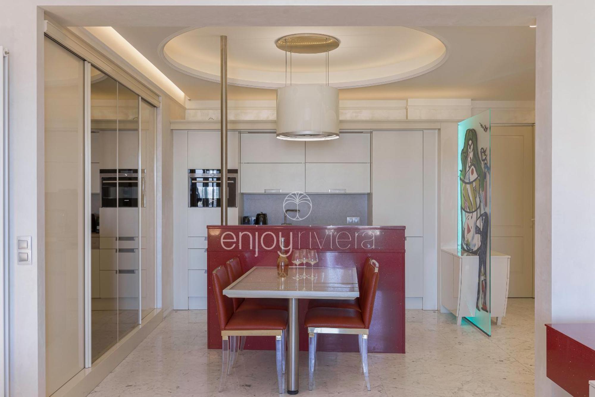 Palais Miramar Suite Art Modern - Derniere Etages Vue Mer - 75M De Confort - En Face Des Plages -Wifi - Clim Cannes Eksteriør bilde